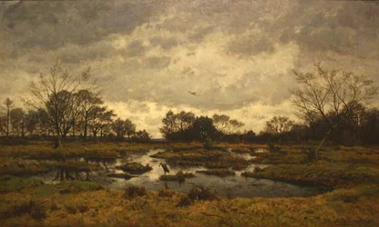 Un jour de mars à la mare aux fées, Fontainebleau 1876